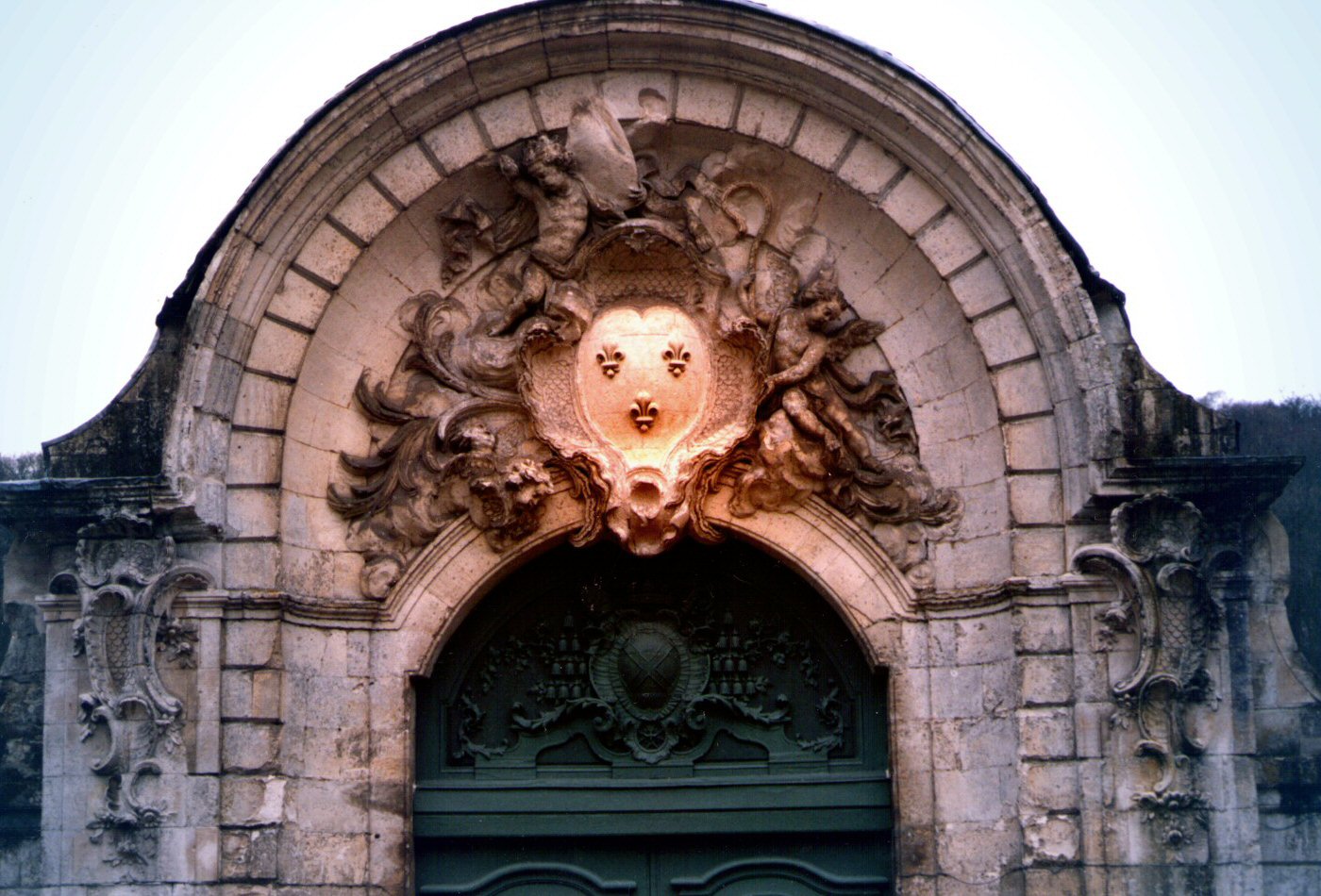 Porte abbaye de Saint Wandrille