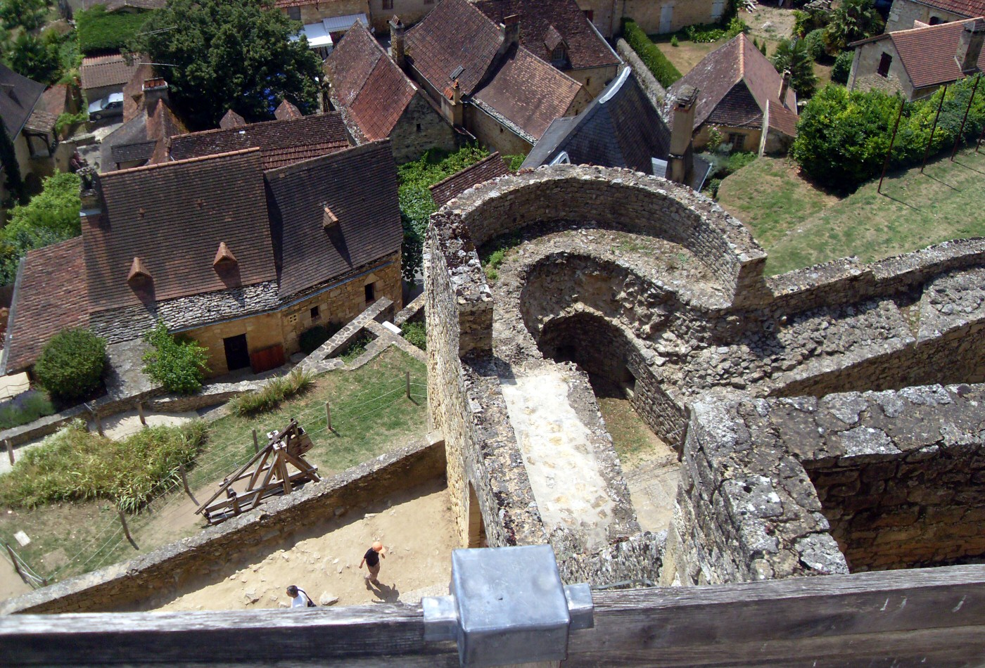 Tour fortifié d'un château fort